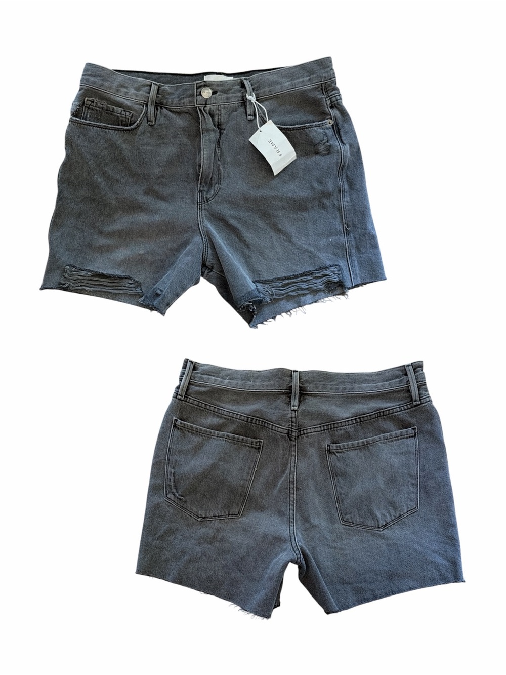 FRAME Denim Le Tour Cut Off Short